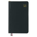 【スーパーSALEポイント10倍】ダイゴー 手帳 2025年 スケジュール帳 アポイント ウィークリー ホリゾンタル ブラック E1003 2024年 12月始まり(3)