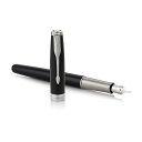 【マラソンエントリーでポイント10倍】PARKER パーカー 万年筆 ソネット ラックブラックCT 細字 18金ペン先 ギフトボックス入り 正 規輸 入品 19...