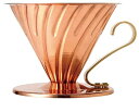 【マラソンエントリーでポイント10倍】HARIO(ハリオ) V60 カパードリッパー 1~4杯用 コーヒー ハンドドリップ 日本製 VDPR-02-CP