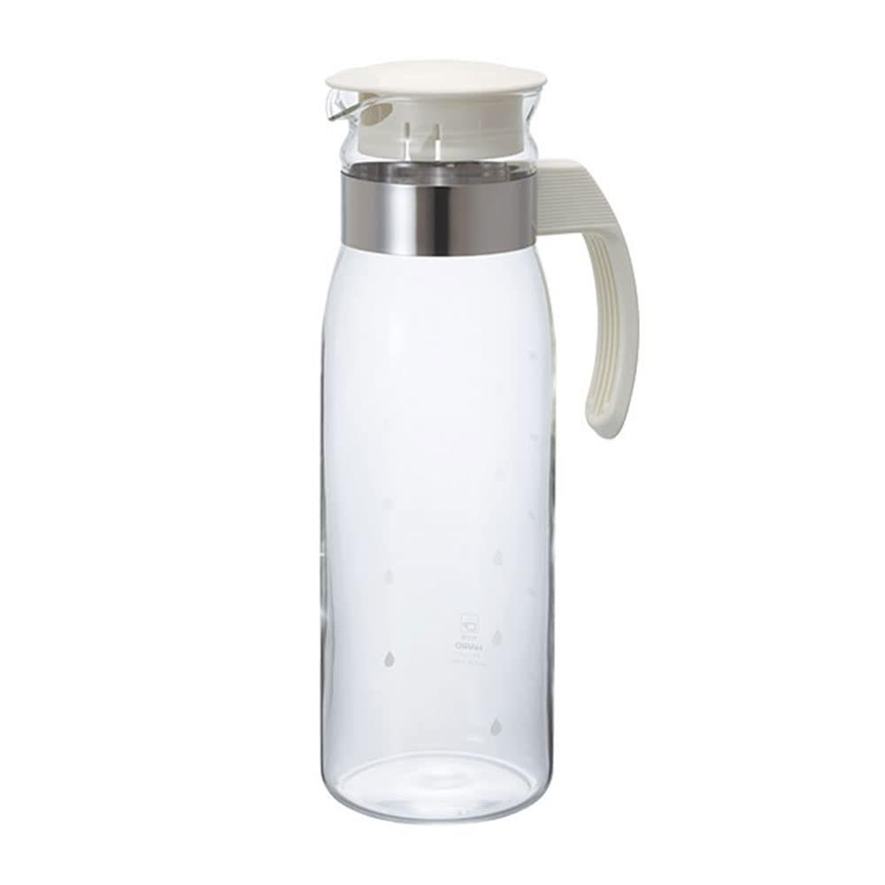 【マラソンエントリーでポイント10倍】HARIO(ハリオ) 冷 蔵 庫 ポット スリム N オ フホワ イト 1400ml 日本製 麦茶ポット プレゼント ギフト 贈り物 RPLN-14-OW