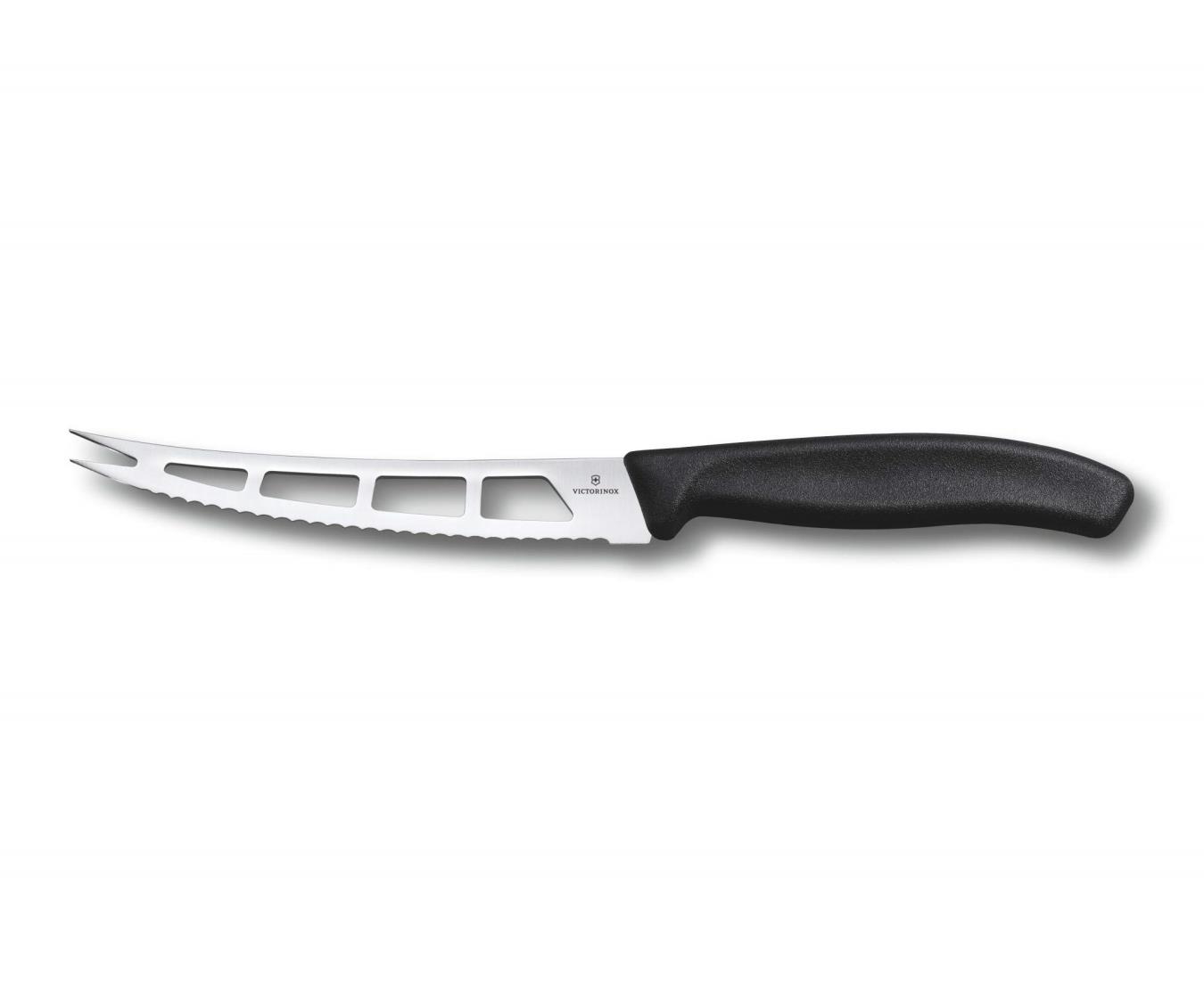 VICTORINOX(ビクトリノックス) バター＆クリームチーズナ イフ 13cm ブラック 波刃 