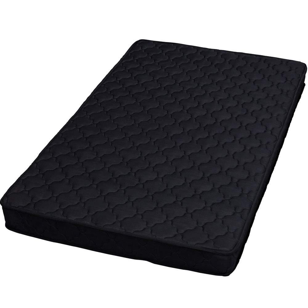 【スーパーSALEポイント10倍】アイリスプラザ 長持ちボンネルコイルマッ トレ ス 厚さ16.5cm 連結コイル352個 ムレにくい高通気性 ISO9001取得工場で生産 表面やわらか 内側ウレタン2層構造 らくらく設置 圧縮梱包でお届け シングル ブラック BCMT-S