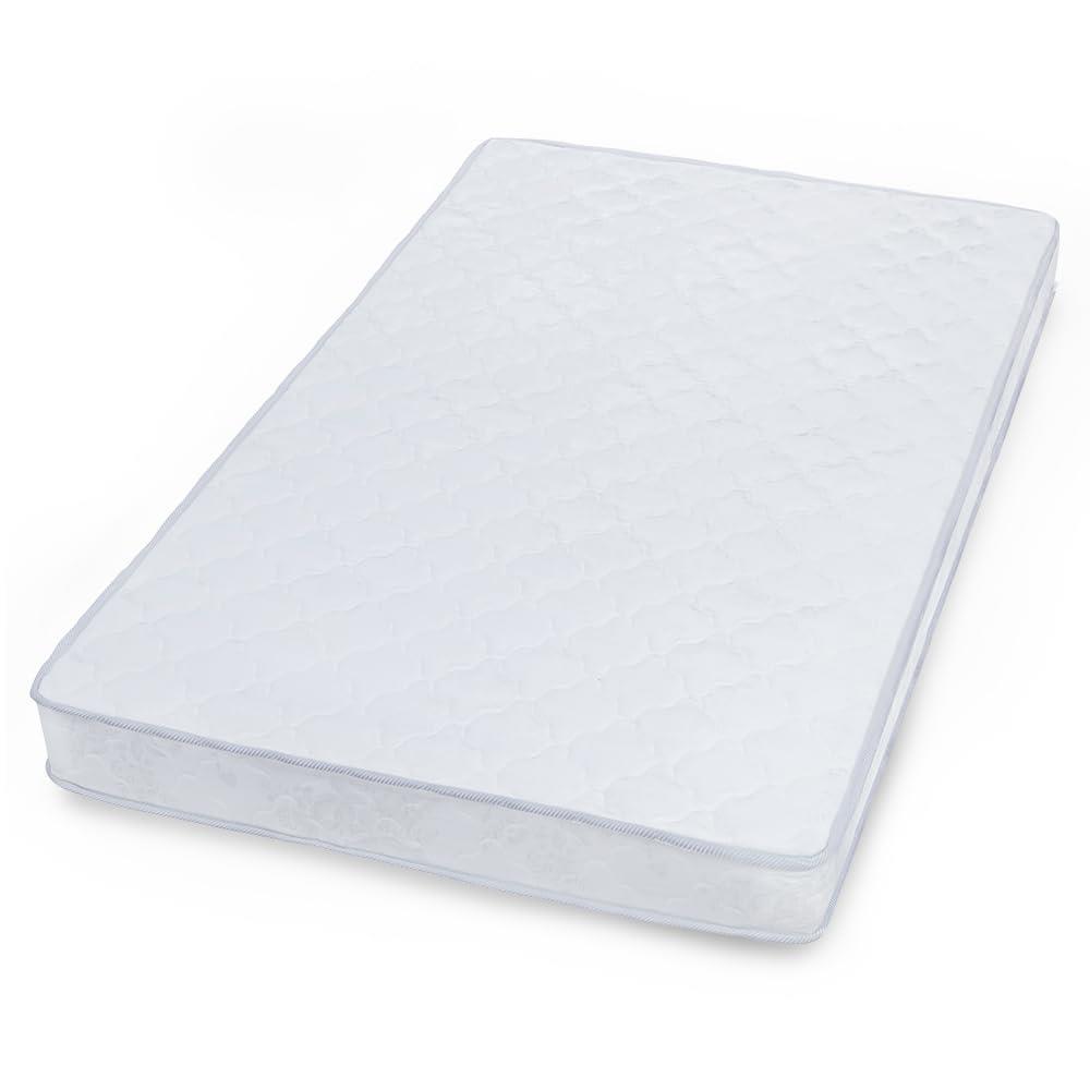 【マラソンエントリーでポイント10倍】アイリスプラザ 長持ちボンネルコイルマッ トレ ス 厚さ16.5cm 連結コイル352個 ムレにくい高通気性 ISO9001取得工場で生産 表面やわらか 内側ウレタン2層構造 らくらく設置 圧縮梱包でお届け シングル ホワイト BCMT-SWH