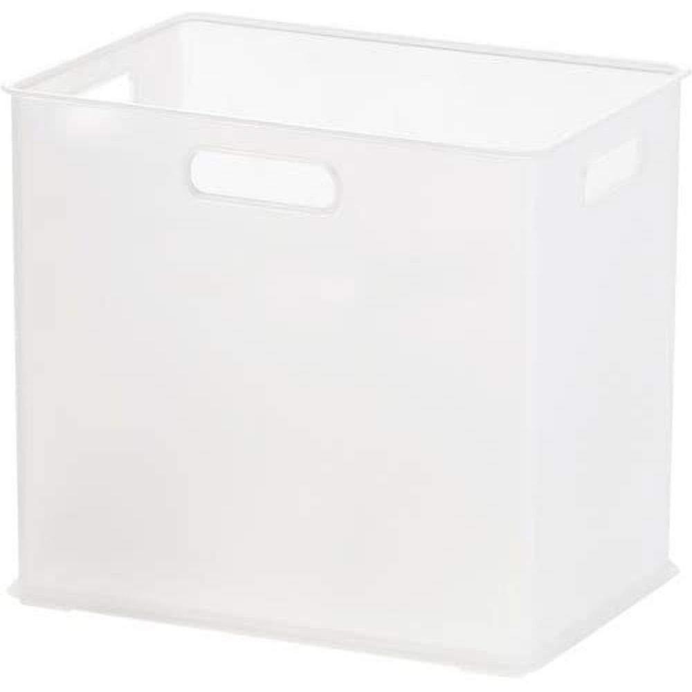 【マラソンエントリーでポイント10倍】サンカ インボックス カラーボックスにぴったりフィットする収納ボックス SDサイズ クリア (幅26.4×奥行19.2×高さ23.6cm) 3方向取っ手付き 積み重ね可能 おしゃれ 引き出し 日本製 inbox 収納ケース squ+ NIB-SDCL