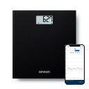 【マラソンエントリーでポイント10倍】オムロン 体重計 ブラック HN-300T2-JTBK スマホ連動 データ自動転送 自動認識 乗るだけで測定開始 シンプル...