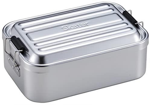 スケーター (skater) 弁当箱 深型 1200ml 超大盛り 大容量 ふわっと盛れる アルミ製 男 性 用 シルバー AFD12-A