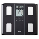 【マラソンエントリーでポイント10倍】タニタ 体重計 体組成計 50g 日本製 ブラック BC-331 BK ダブル液晶採用でわかりやすく見やすい 立掛け収納OK(4)