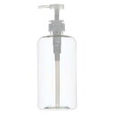 【マラソンエントリーでポイント10倍】ベストコ(Bestco) シャンプー用ディスペンサー クリア 750ml ネトヨン・レ ラウンド ボトル ND-4339