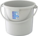 【スーパーSALEポイント10倍】リス バケツ 丸型 本体 ライトグレー 25L ベルク 25SB(3)