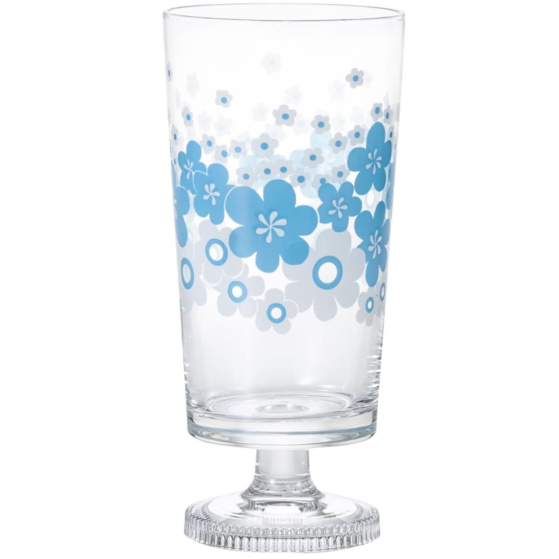 アデリア(ADERIA) アデリアレトロ 脚付きグラス 花の輪 305ml 化粧箱入 日本製 コップ 結婚 祝い ビ ー ル おしゃれ プレゼント 人気 ランキング ガラス 日本酒 誕生日 女性 タンブラー 還暦 男性 退職 ウ イ ス ー 父親 記念日 妻 ギフト 贈り物 父の日 1932