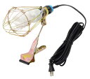 高儀(Takagi) EARTH MAN 蛍光灯クリップライト 20W CLT-130F【連結コンセント付】【口径E26】【照射角度調整】作業用 工事用 現場 ライト 照明 投光器 植物育成