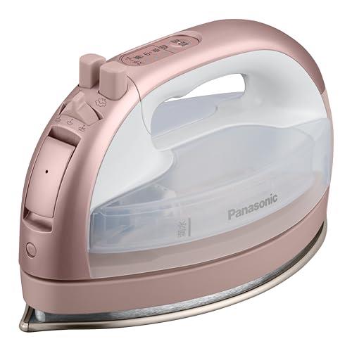 パナソニック コードレススチーム Wヘッドアイロン ステンレス×ニッケルコート 除菌 ピンクゴールド カルル NI-WL708-PN