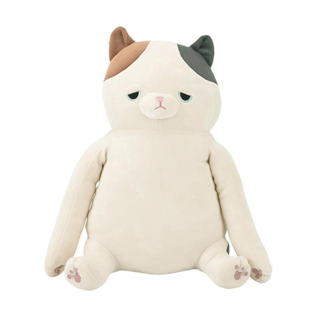 りぶはあと 背筋ピーン抱きまくら プレミアムねむねむアニマルズ ミケネコのゆず (全長約40cm) 姿勢サ..