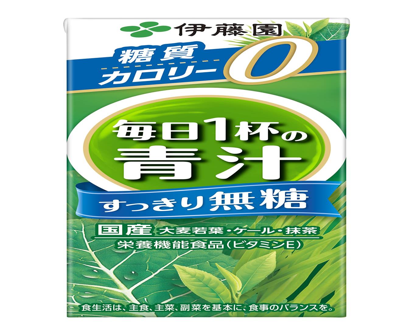 伊藤園 大麦若葉 毎日1杯の青汁 すっきり無糖 200ml×24本 紙パック (エコパック)(4.0)