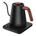 【マラソンエントリーでポイント10倍】ハゴオギ (HAGOOGI) 電気ケトル コーヒー ケトル 1.0L 1200W 温度調節(1℃単位)/保温機能/空焚き防...