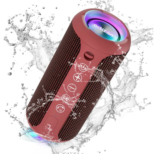 【マラソンエントリーでポイント10倍】Ortizan Bluetooth スピーカー 防水IPX7でワイヤレス 30時間連続再生 24W出力ぶるーとぅーすすぴーかー ステレオのポータブルブルートゥ ーススピーカー マイク内蔵/2台ペアリング/TFカード対応 お風呂 スマホ PC 車用(レッド) 【マラソンエントリーでポイント10倍】Ortizan Bluetooth スピーカー 防水IPX7でワイヤレス 30時間連続再生 24W出力ぶるーとぅーすすぴーかー ステレオのポータブルブルートゥ ーススピーカー マイク内蔵/2台ペアリング/TFカード対応 お風呂 スマホ PC 車用(レッド)