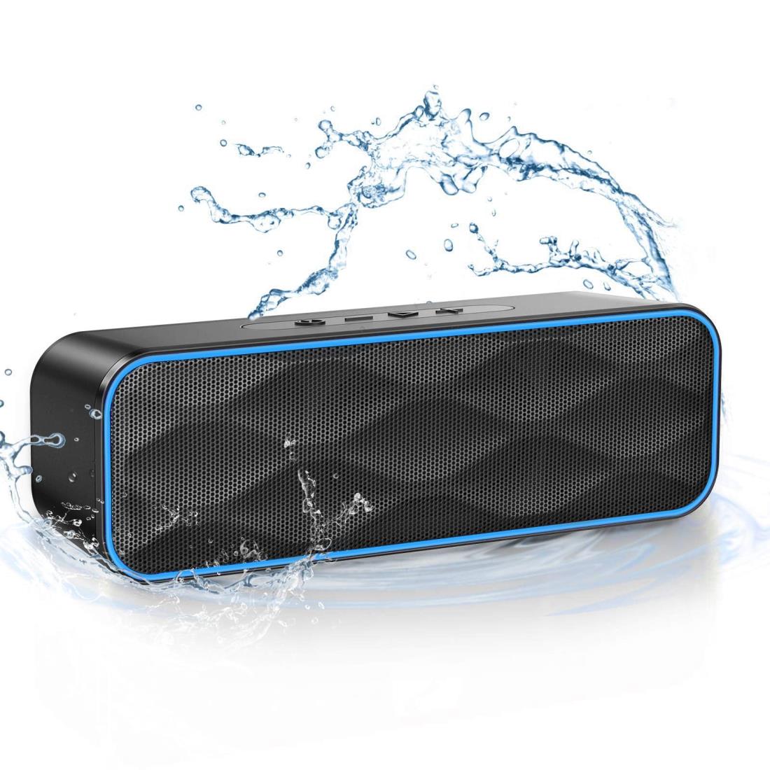 【マラソンエントリーでポイント10倍】Bluetooth スピーカー ワイヤレススピーカー IPX7防水 風呂 ステレオ ブルートゥ ーススピーカー ポータブルスピーカー 内蔵マイク TWS機能で二台接続可能