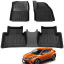 トヨタ との互換性あり C-HR 3Dフロアマット 3Dカーマット 立体フロアマット 車専用 フロアマット 立体カーマット TPE材質 耐汚れ 抗菌効果 防水 ...