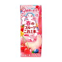 【マラソンエントリーでポイント10倍】カゴメ 春のフルーツこれ一本 白桃&さくらんぼブレンド 200ml×24本 【季節限定品】