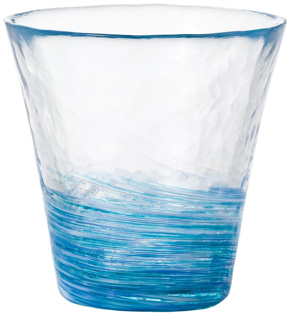 アデリア(ADERIA) 津軽びいどろ 12色のグラス 露草 260ml 日本製 化粧箱入 グラス ハイボール コップ ビ ー ル おしゃれ ガラス 日本酒 タンブラー ウ イス キー ギフト 女性 母の日 父の日 夫婦 男性 引越し祝い 結婚 挨拶回り プチ 退職 プレゼント 誕生日 贈り物 F71452