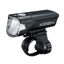 【マラソンエントリーでポイント10倍】キャットアイ(CAT EYE) ヘッドライト KEEN HL-EL370 自転車 ブラック