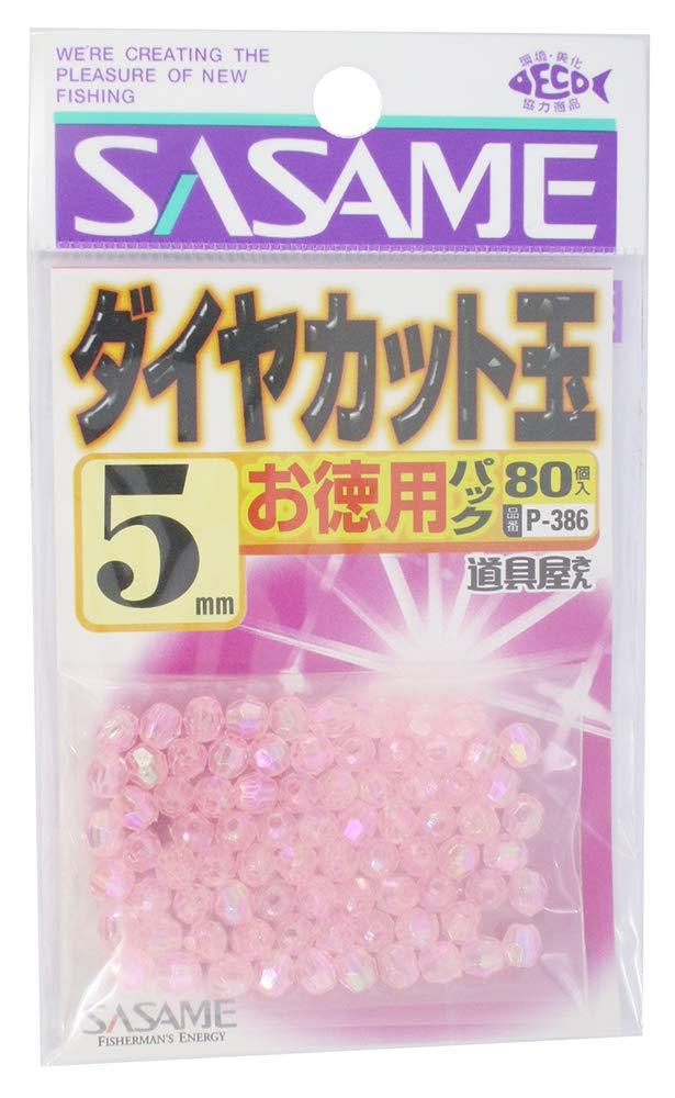 ささめ針(SASAME) P-386 道具屋 お徳用 ダイヤカット ピンク 5