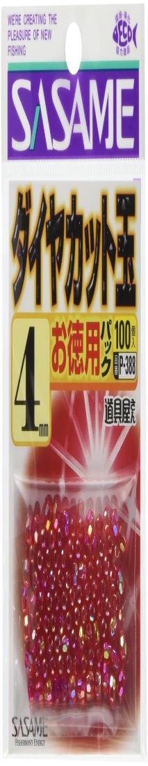 ささめ針(SASAME) P-388道具屋徳用ダイヤカットレッド 4