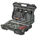 【マラソンエントリーでポイント10倍】STARWORK TRUE MECHANIC? ソケットレンチセット ラチェットレンチ工具セット 自動車とバイクの整備/修理ツールセット 作業工具 専用収納ケース付き - 314点組