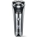 シェーバー メンズ 電気シェーバー 【360°回転式・日本製刃・低騒音】 USB充電式 IPX7防水 メンズシェーバー 深剃り 27枚刃 水洗い可 乾湿両用 軽...