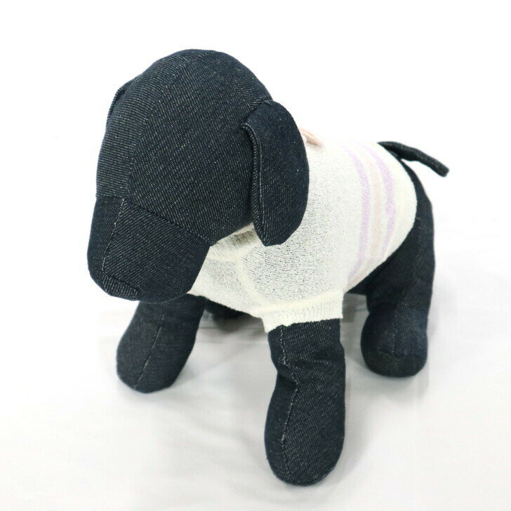 85％オフ 新品 正規品 ラテンダ LA TENDA ドッグウェア 1 2 犬服 Sサイズ Mサイズ ライトアイボリー ピンク コットン ナイロン ニット イタリアブランド ペットウェア QD66010