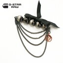 70％オフ 新品 正規品 ジースターロゥ G-Star RAW ブローチ レディース ブラック アクセサリー メタルボール ロゴ G-STAR BROOCH D16714-733-1005