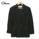 75%オフ 新品 正規品 CABANA カバナ 38 Mサイズ ブラック ジャケット フォーマル 花柄 きれいめ おしゃれ かわいい レディース