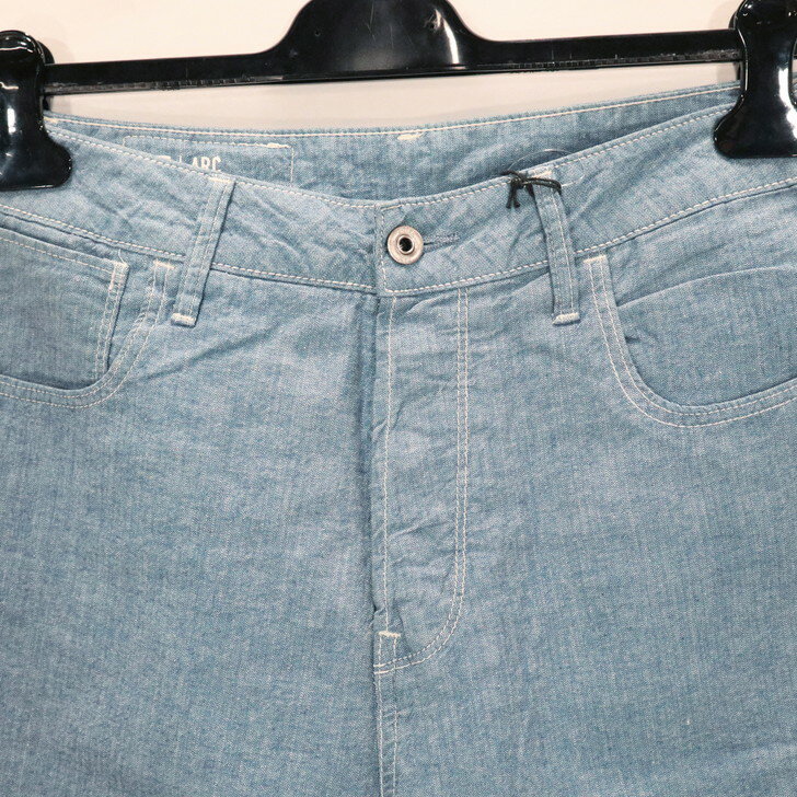65％オフ 新品 正規品 ジースターロゥ G-Star RAW ハーフパンツ 28 メンズ XSサイズ ライトブルー コットン100% 薄手 ショートパンツ ARC 3D RELAXED 1/2 D09151-8727-082