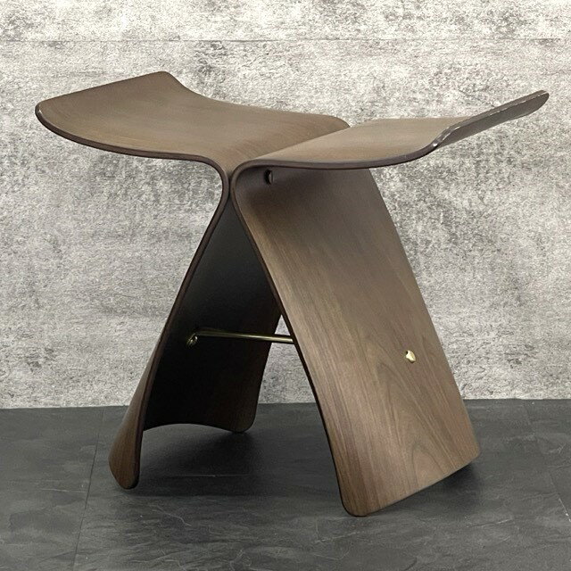 ★お買い物マラソン期間中限定 ポイント10倍★柳宗理 バタフライスツール 【中古】天童木工 TEND ...