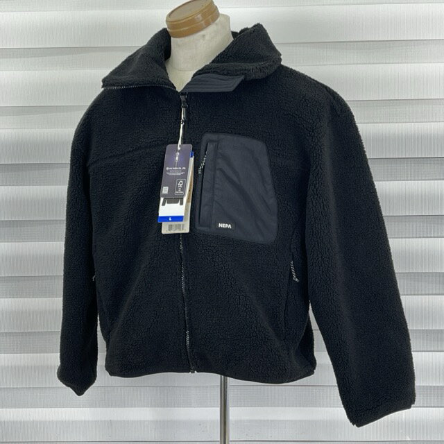 樂天商城 - ★お買い物マラソン期間中限定 ポイント10倍★新品タグ付き NEPA フリース ジップアップ ジャケット レディース 165-175cm ブラック Lサイズ ネパ / 516201 在★15