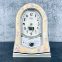 ★7月30日 24時間限定!!ポイント10倍★置時計【中古】動作保証 SEIKO セイコー PREMIUM 電波目覚まし時計 LB201A メロディ時計 クロッ...