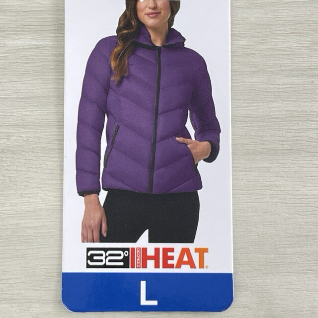 乐天商城 - 新品 レディース Lサイズ 32°HEAT ウルトラライトダウン ジャケット ダウン90% フェザー10％ 紫系 冬物 衣類 アウター/514608在★4
