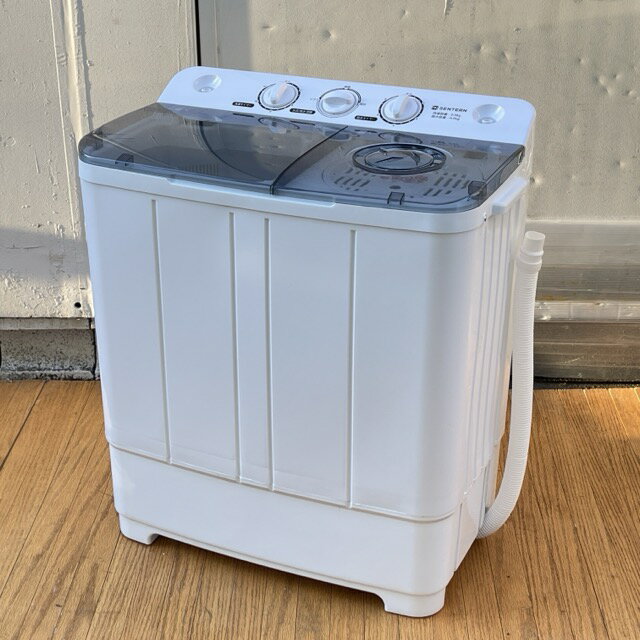 2槽式洗濯機 【中古】動作保証 SENTERN N512P230346 洗い6.0kg 脱水4.0kg 二槽式 ホワイト 032023 / 23610