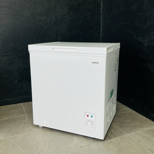 ★お買い物マラソン期間中限定 ポイント10倍★上開き冷凍庫【中古】動作保証 YAMAZEN 山善 YF-C70 2026年製 ホワイト 冷蔵モードへの切替設定可能 冷凍ストッカー W54.5cm 049003/23810