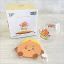 ★新生活応援フェア★今だけ大安売り開催中 ☆☆BT21 グラスカップ コースターセット shooky 新品 ソロモン商事 CKS-BT21-A-SK BTS 防弾少年団 × LINE FRIENDS コラボ グッズ/31210在★35