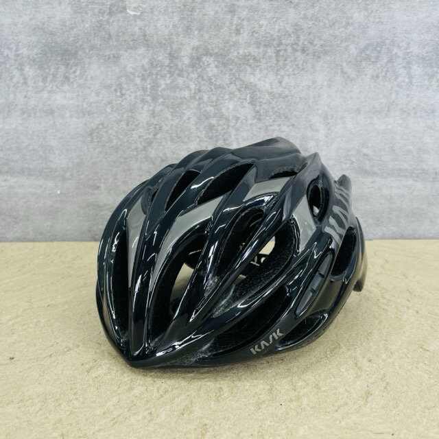 ★お買い物マラソン 期間中限定 ポイント10倍★KASK spa MOJITO 自転車用ヘルメット 【中古】動作保証 ロードバイク 260g Lサイズ59-62cm ブラック カスク モヒート/900910