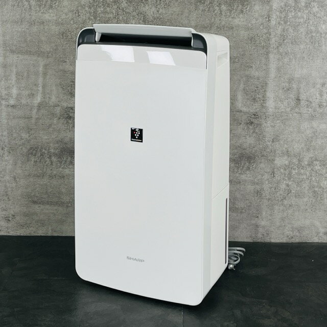 展示品 シャープ 衣類乾燥除湿機 【中古】動作保証 SHARP CV-R120-W 2024年製 コンプレッサー式 ホワイト 043104 / 22412