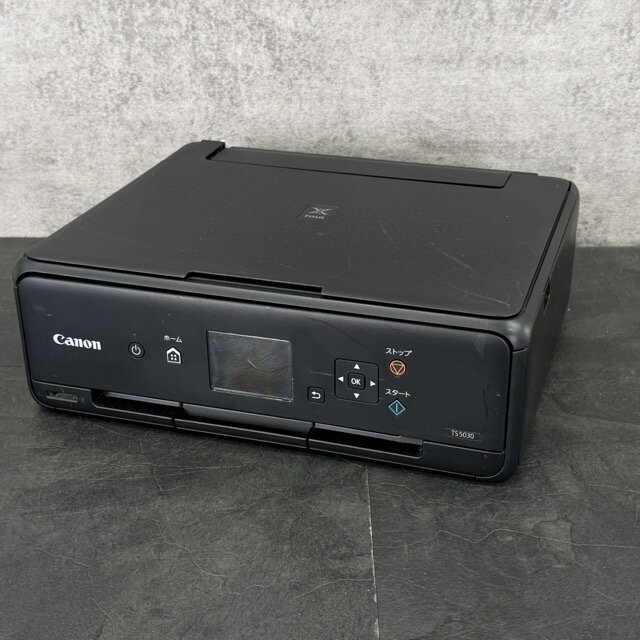 インクジェットプリンター 複合機 【中古】動作保証 訳あり Canon キャノン TS5030 ブラック インク有 106046 / 23112