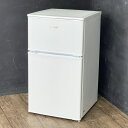 美品 送料無料 コンフィー ノンフロン冷凍冷蔵庫 【中古】comfee RCT90WH/E 2025年製 90L 2ドア 右開き ホワイト 043050 B/2...