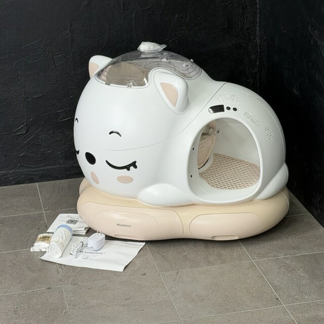 乐天商城 - スマート猫用トイレ【中古】動作保証 WooHuloo WHL001 自動猫トイレ ペットトイレ 多頭飼い対応 70319 /70114