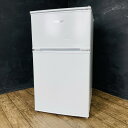 送料無料 コンフィー ノンフロン冷凍冷蔵庫 【中古】comfee RCT90WH/E 2025年製 90L 2ドア 右開き ホワイト 043068 B / 22...