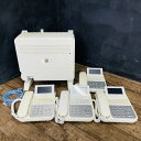 ビジネスフォン 5点セット 【中古】NAKAYO ナカヨ 電話機 NYC-24IF-SDW 主装置 NYC-IF-ME オフィス 事務 / 512016