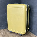サムソナイト キャリーケース 【中古】Samsonite スーツケース 大型 旅行 四輪 黄色 外寸約56x25x81cm 中綺麗 /512419