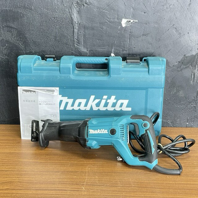 ★お買い物マラソン 期間中限定 ポイント10倍★レシプロソー【中古】動作保証 makita マキタ JR3051T 2023年製 電動工具 切断工具 セイバーソー ケース付き/516921
