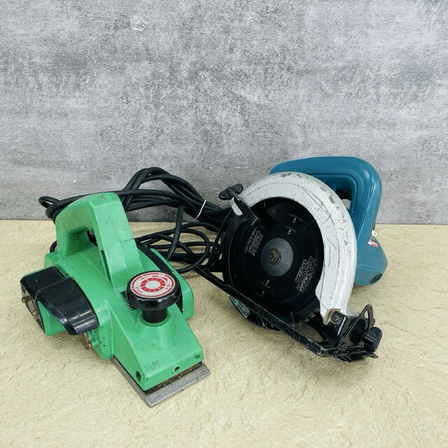 ★お買い物マラソン期間中限定 ポイント10倍★丸鋸 カンナ 2点セット 【中古】日立工...